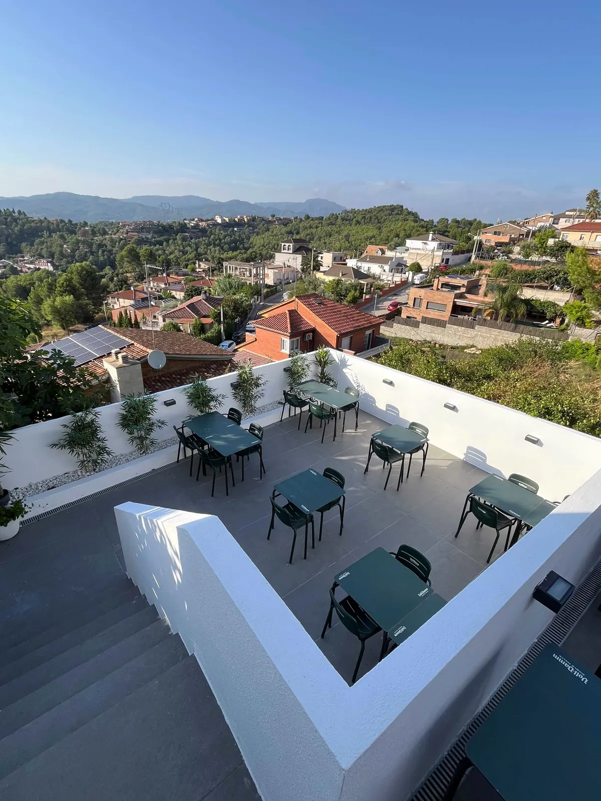 La terrassa sobre la vall de Vista Alegre